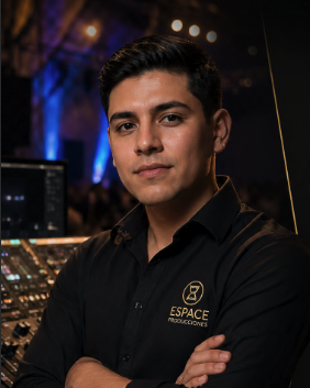Roberto Méndez, Jefe de Audio de Espace Producciones
